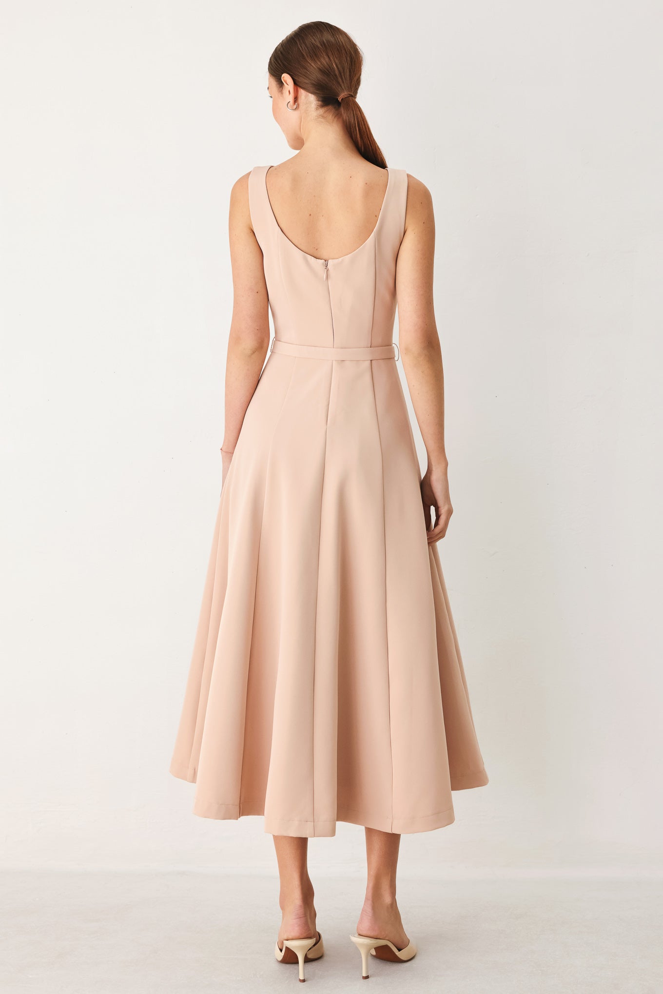 Flying Tomato Blush Hour Woven Midi Dress