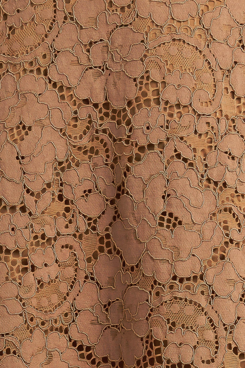 Purely Romantic Woven Lace Midi Skirt