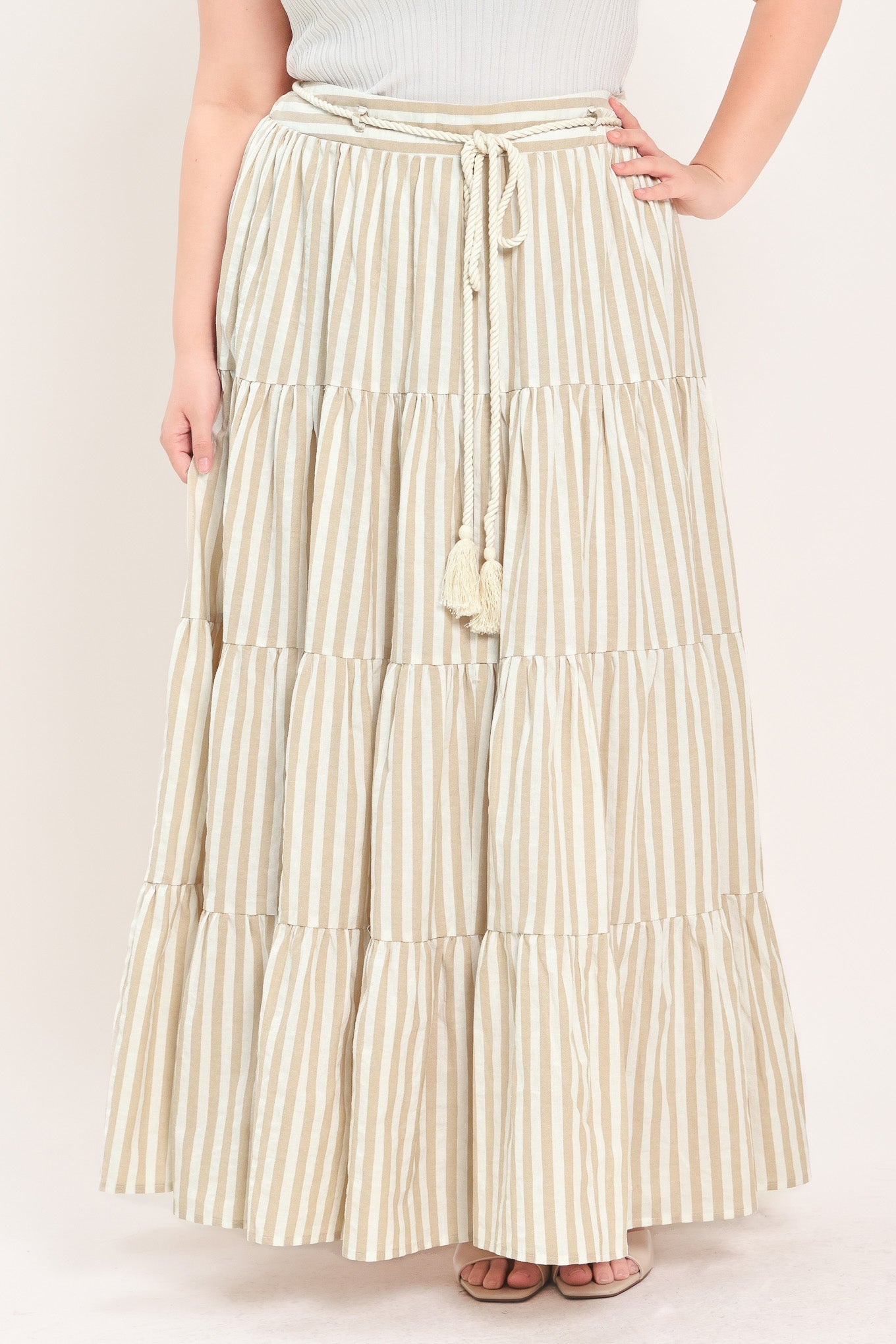 Flying Tomato - Hamptons Weekend Woven Maxi Skirt
