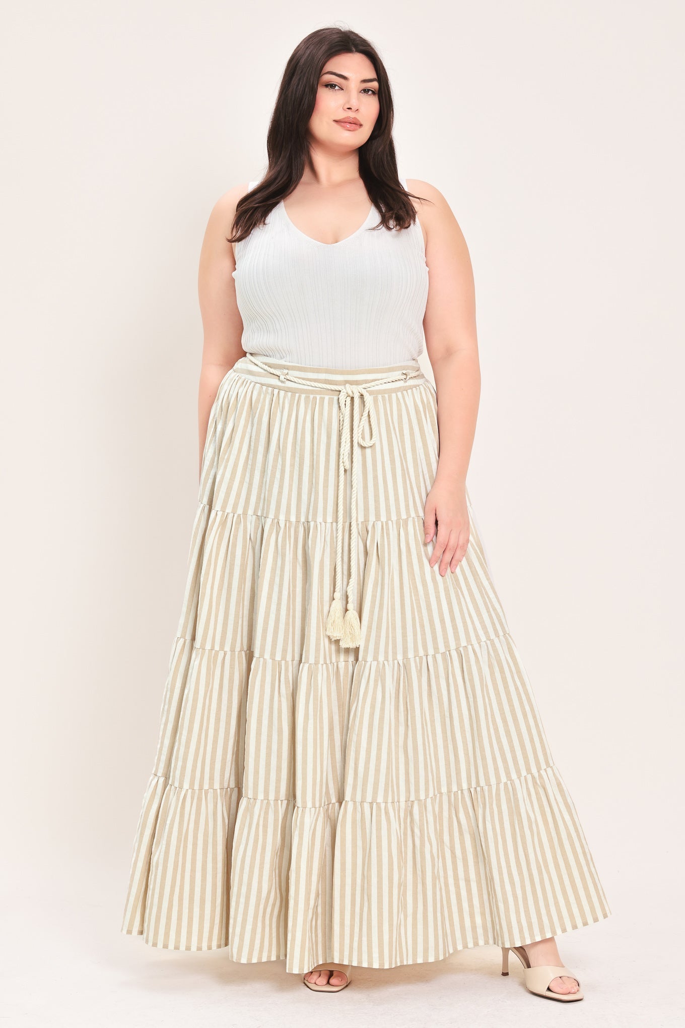 Flying Tomato - Hamptons Weekend Woven Maxi Skirt