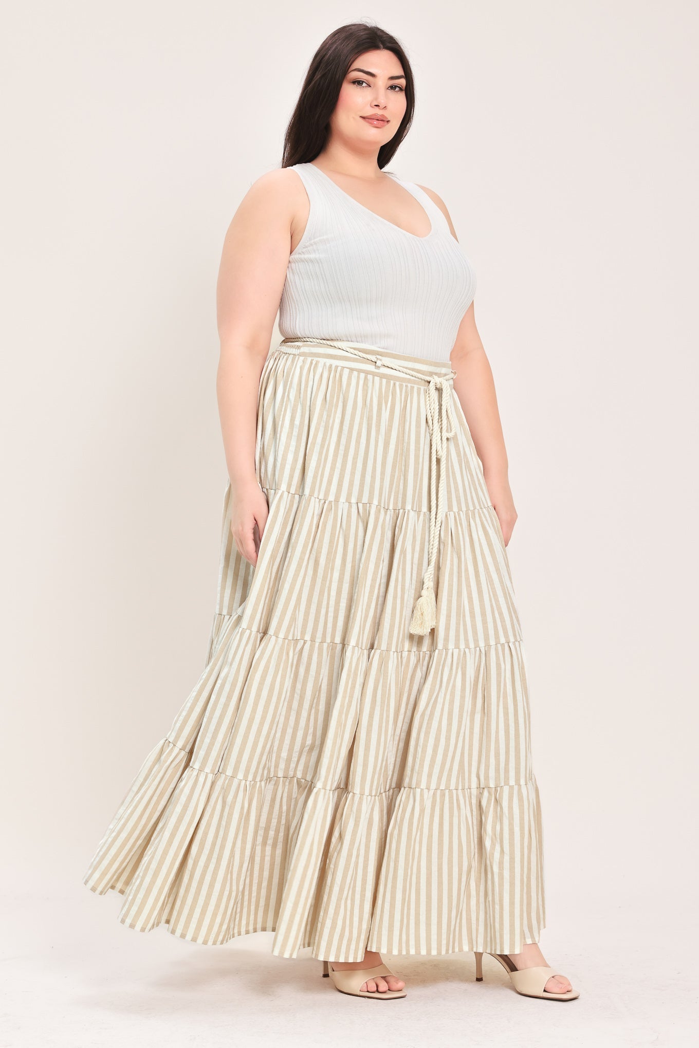 Flying Tomato - Hamptons Weekend Woven Maxi Skirt