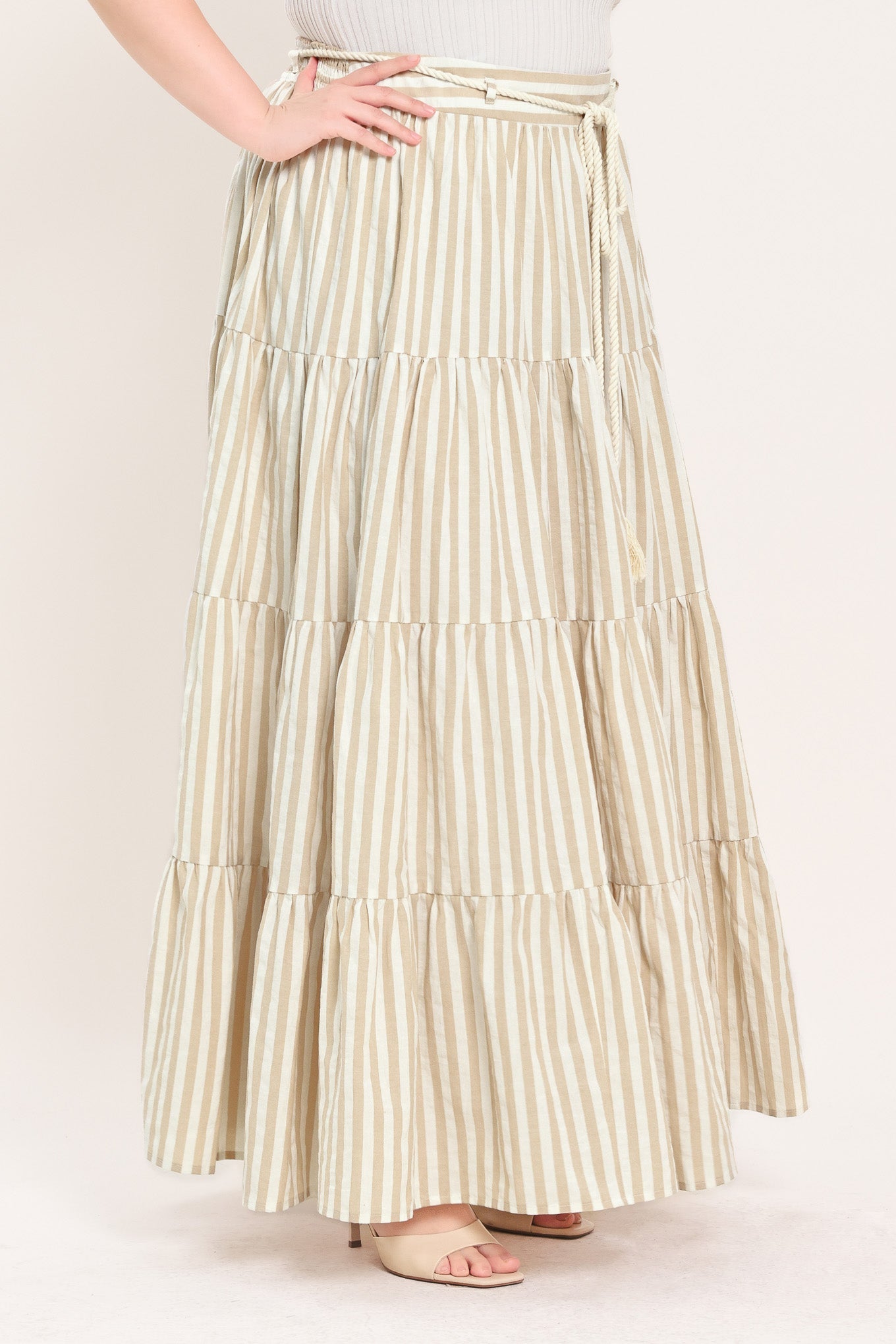 Flying Tomato - Hamptons Weekend Woven Maxi Skirt