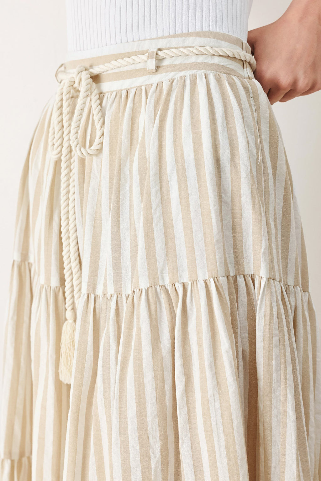Flying Tomato - Hamptons Weekend Woven Maxi Skirt
