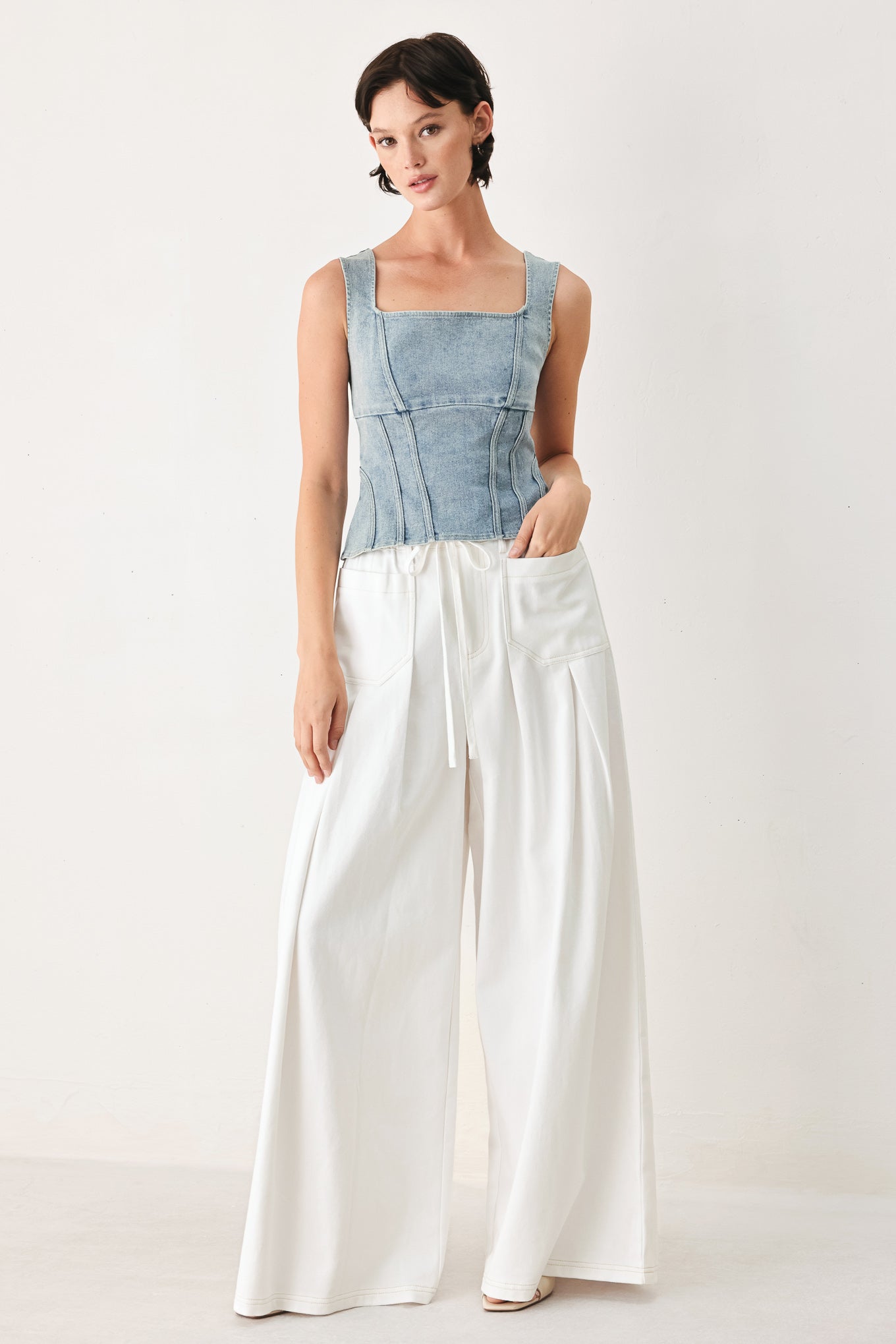 Flying Tomato Hamptons Escape Woven Pants