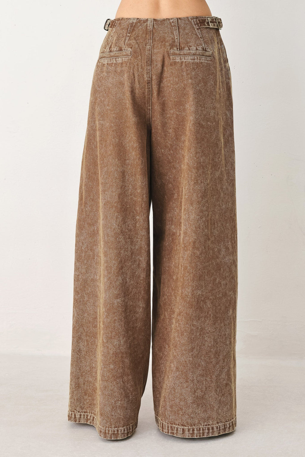 Flying Tomato Vintage Brown Denim Pants
