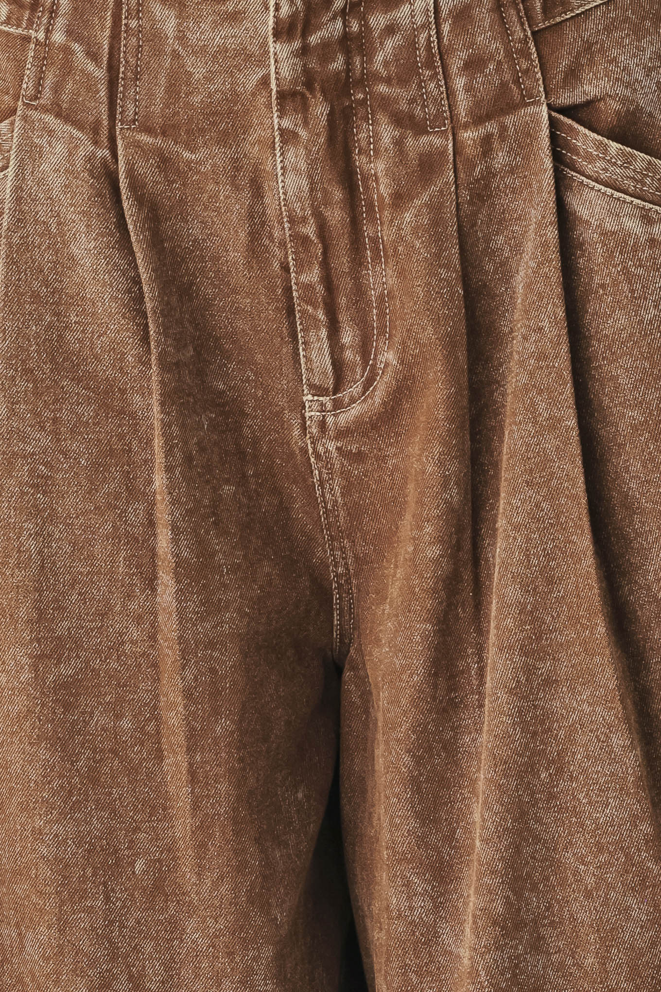 Flying Tomato Vintage Brown Denim Pants