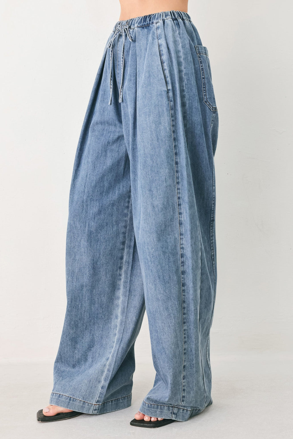 Flying Tomato - Relaxed Retreat Denim Pants