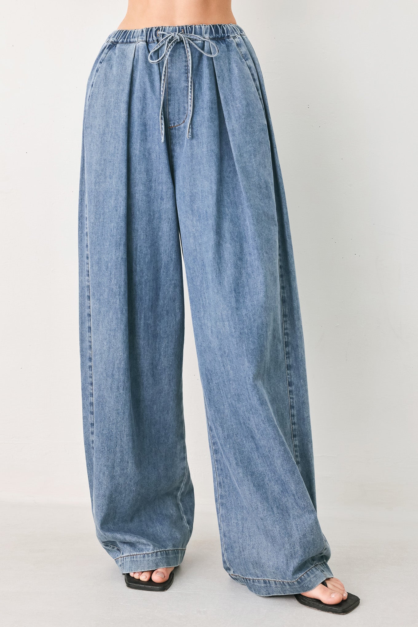 Flying Tomato - Relaxed Retreat Denim Pants