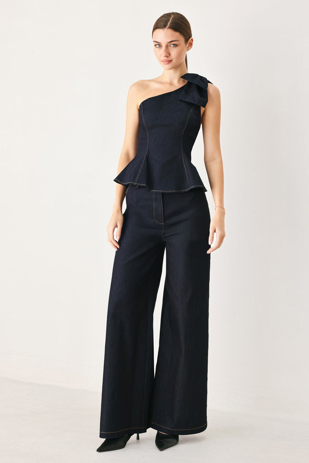 Flying Tomato Dark Indigo Denim Pants