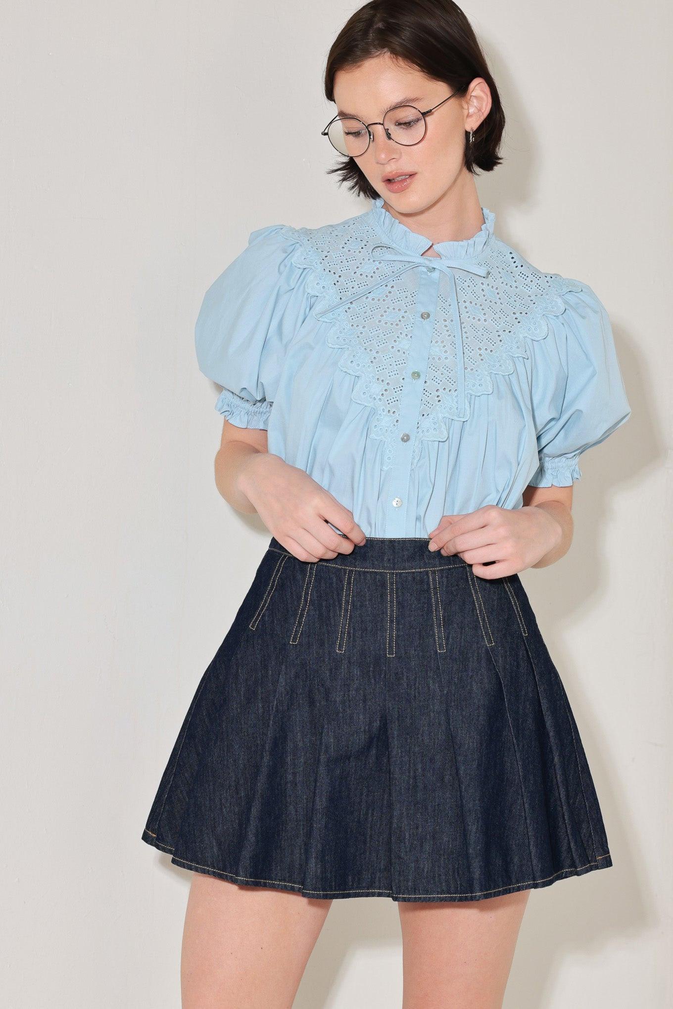 Flying Tomato - Sweet Note Moment Woven Top