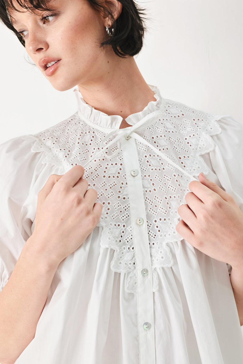 Flying Tomato - Sweet Note Moment Woven Top