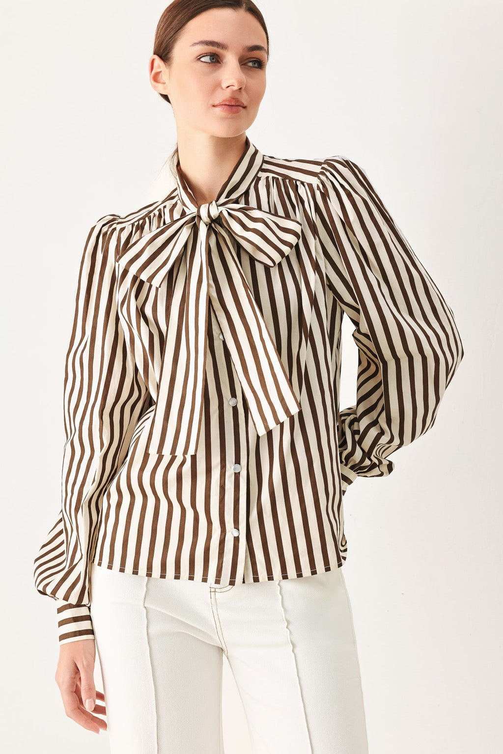 Flying Tomato Candy Line Poet Woven Top