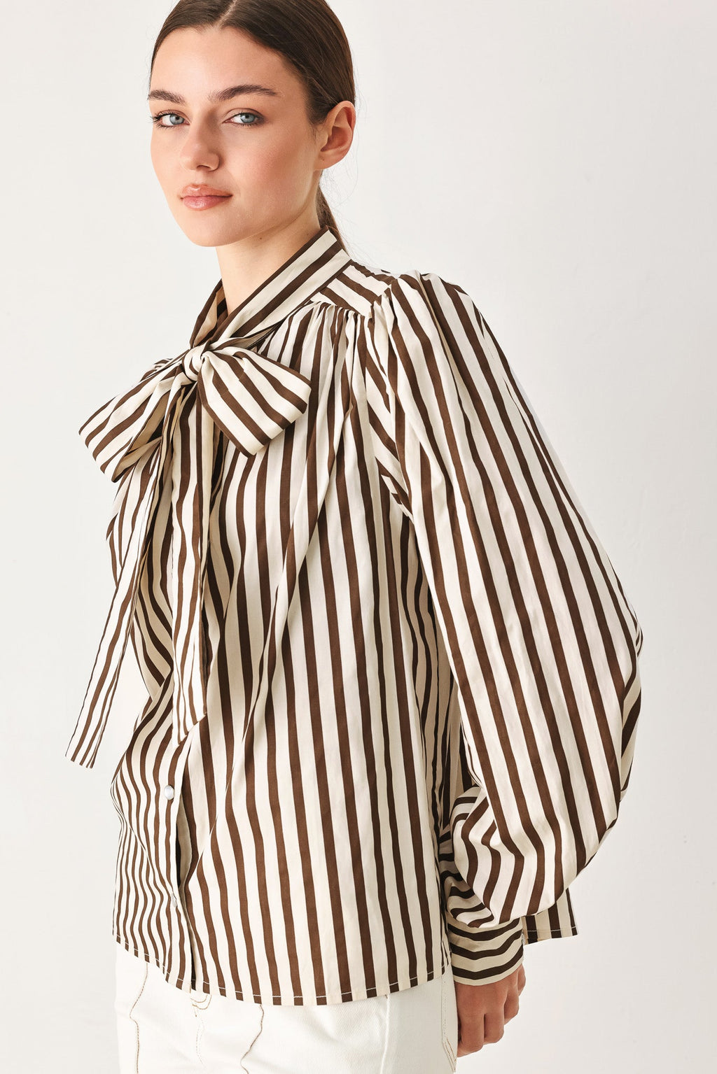 Flying Tomato Candy Line Poet Woven Top