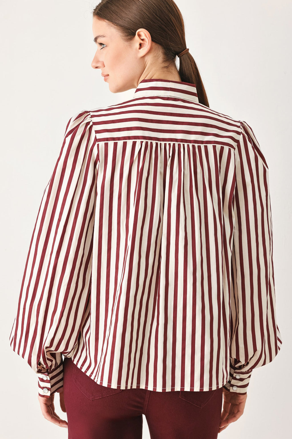 Flying Tomato Candy Line Poet Woven Top
