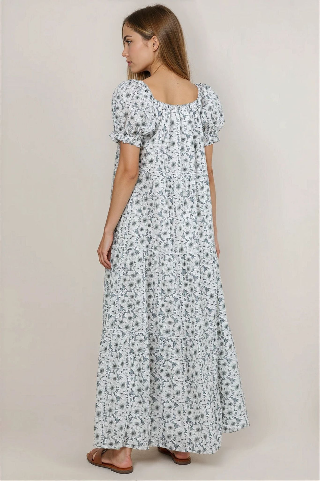 Bella Maxi Dress in White
