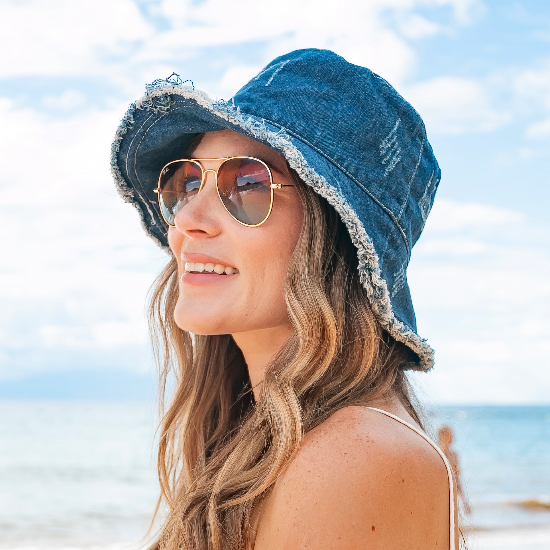 Denim Bucket Hat