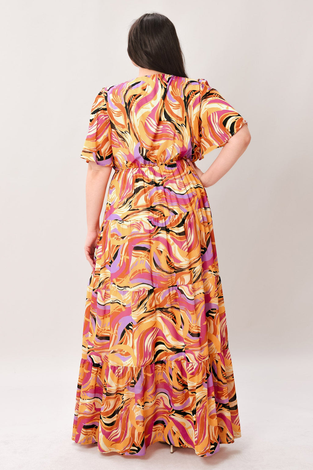 Flying Tomato - Refreshing Vibe Woven Maxi Dress