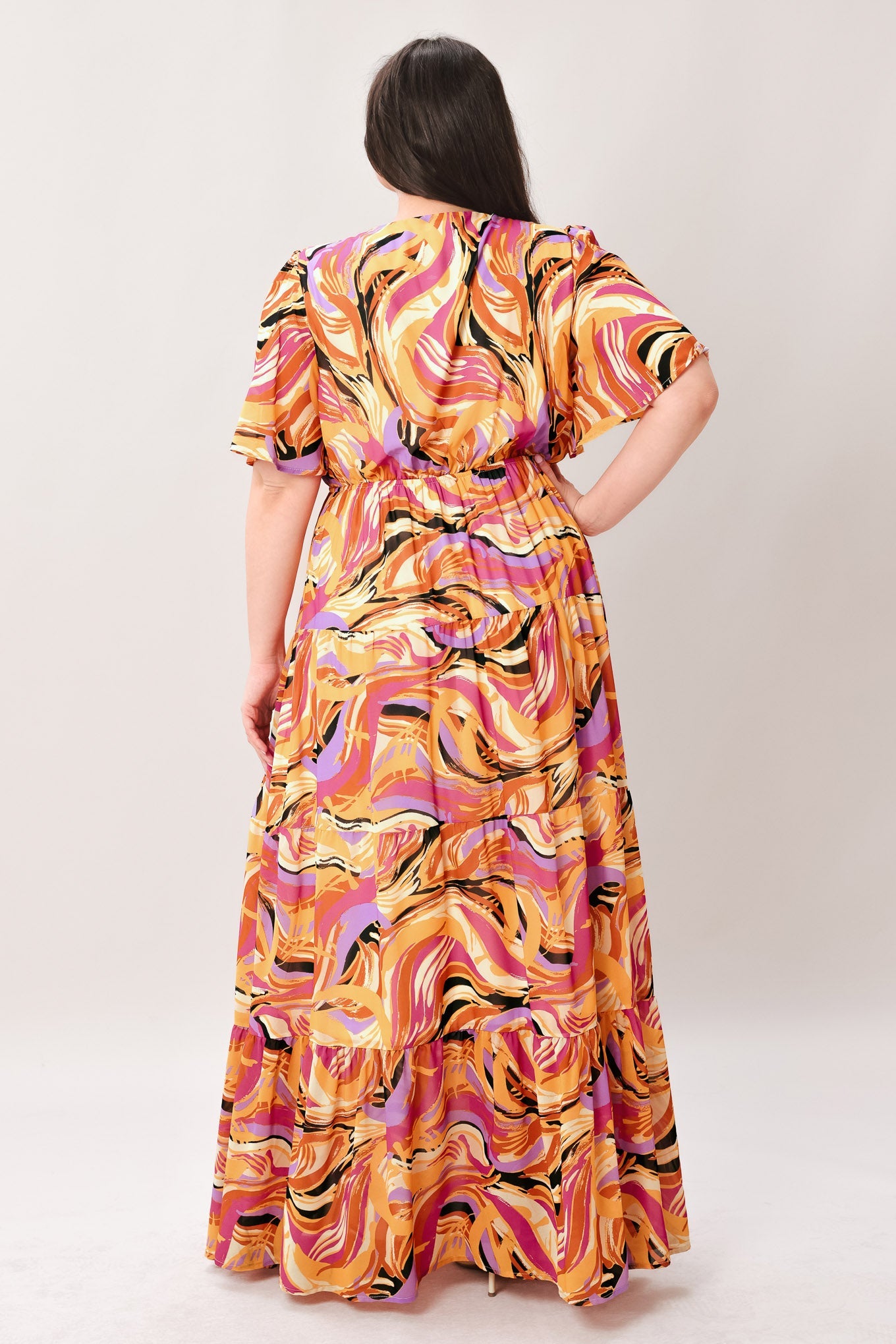 Flying Tomato - Refreshing Vibe Woven Maxi Dress