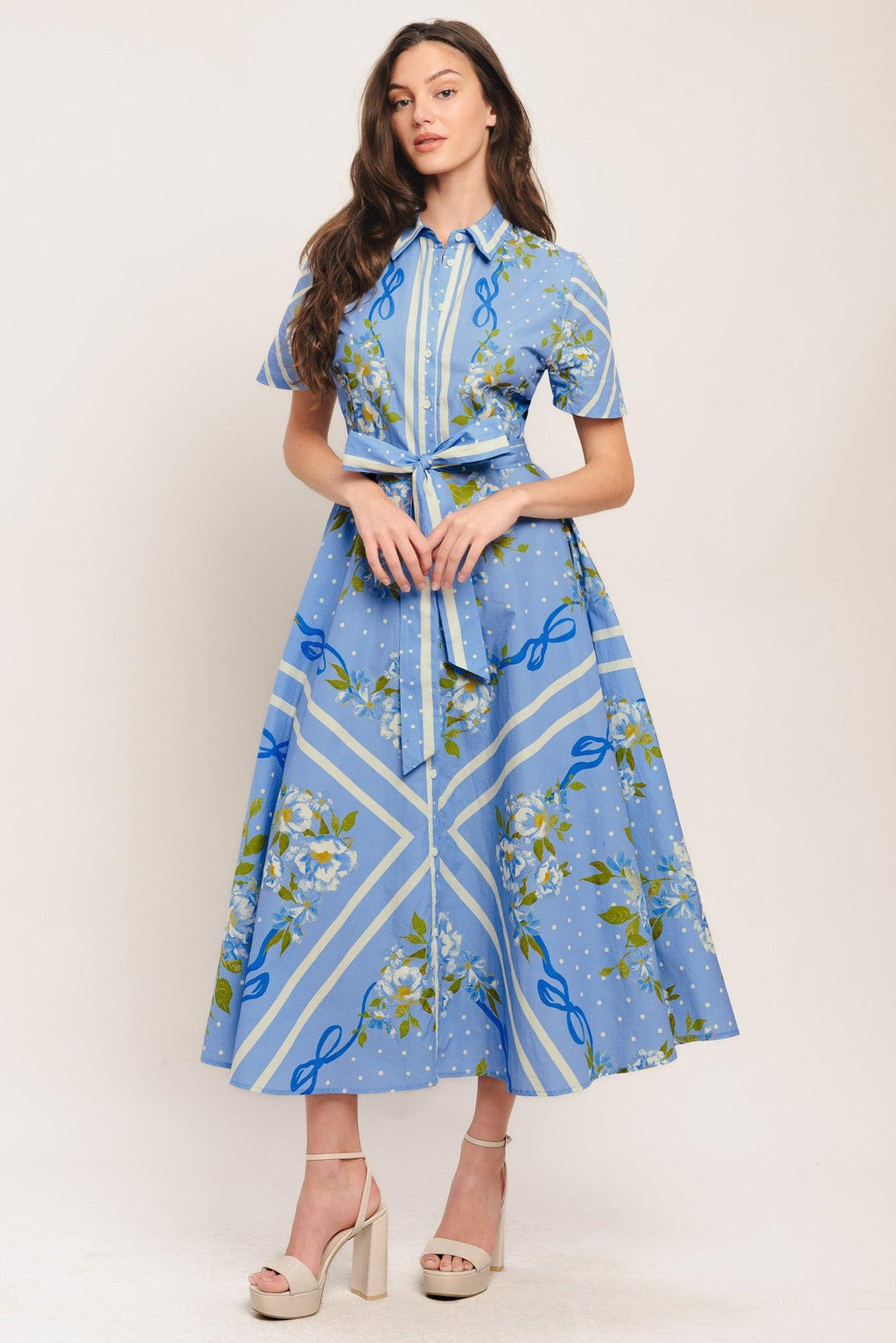 Flying Tomato - Sweet Sophisticate Woven Midi Dress