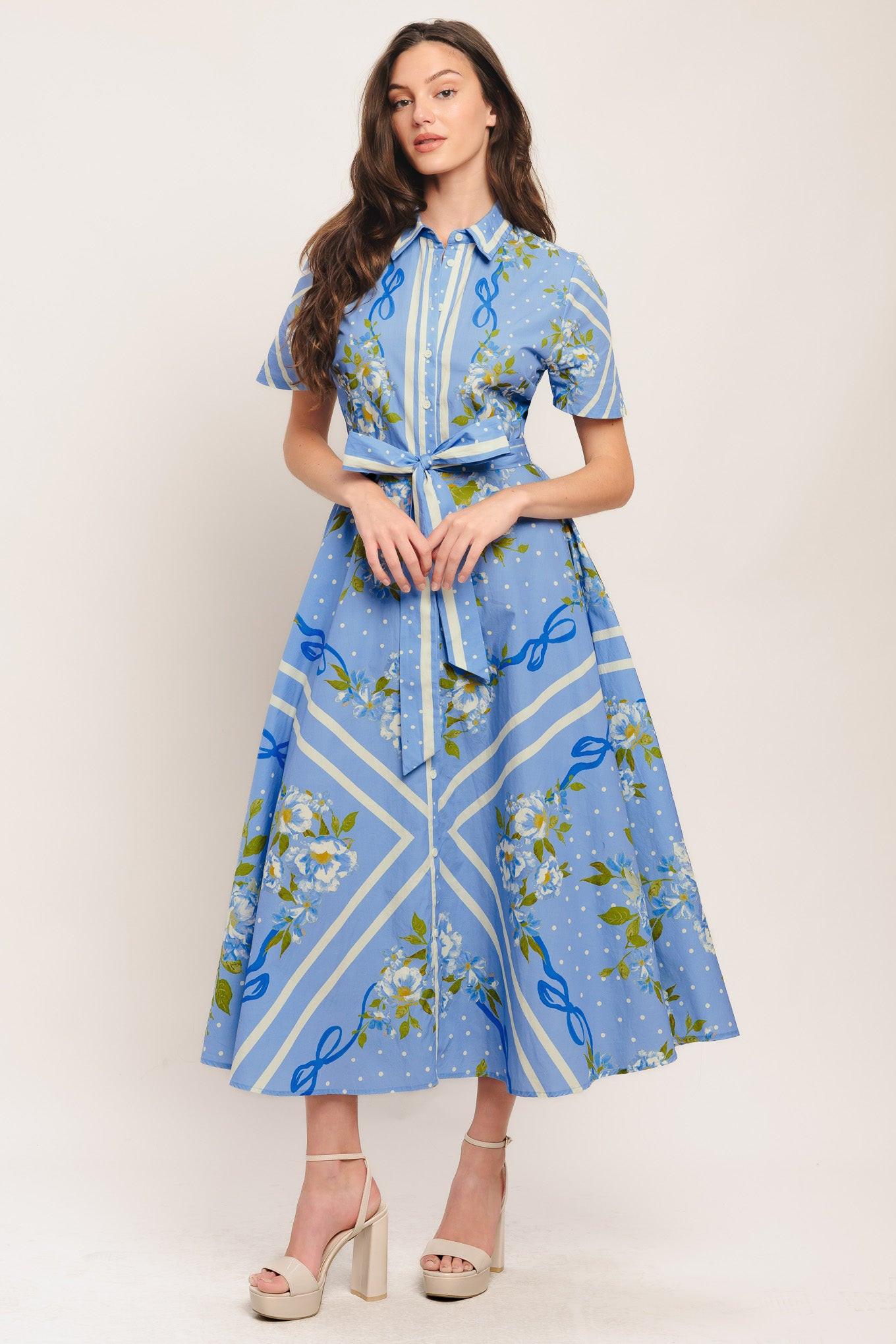 Flying Tomato - Sweet Sophisticate Woven Midi Dress