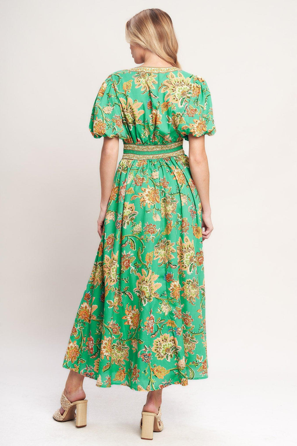 Flying Tomato - Tropical State of Heart Woven Midi Dress
