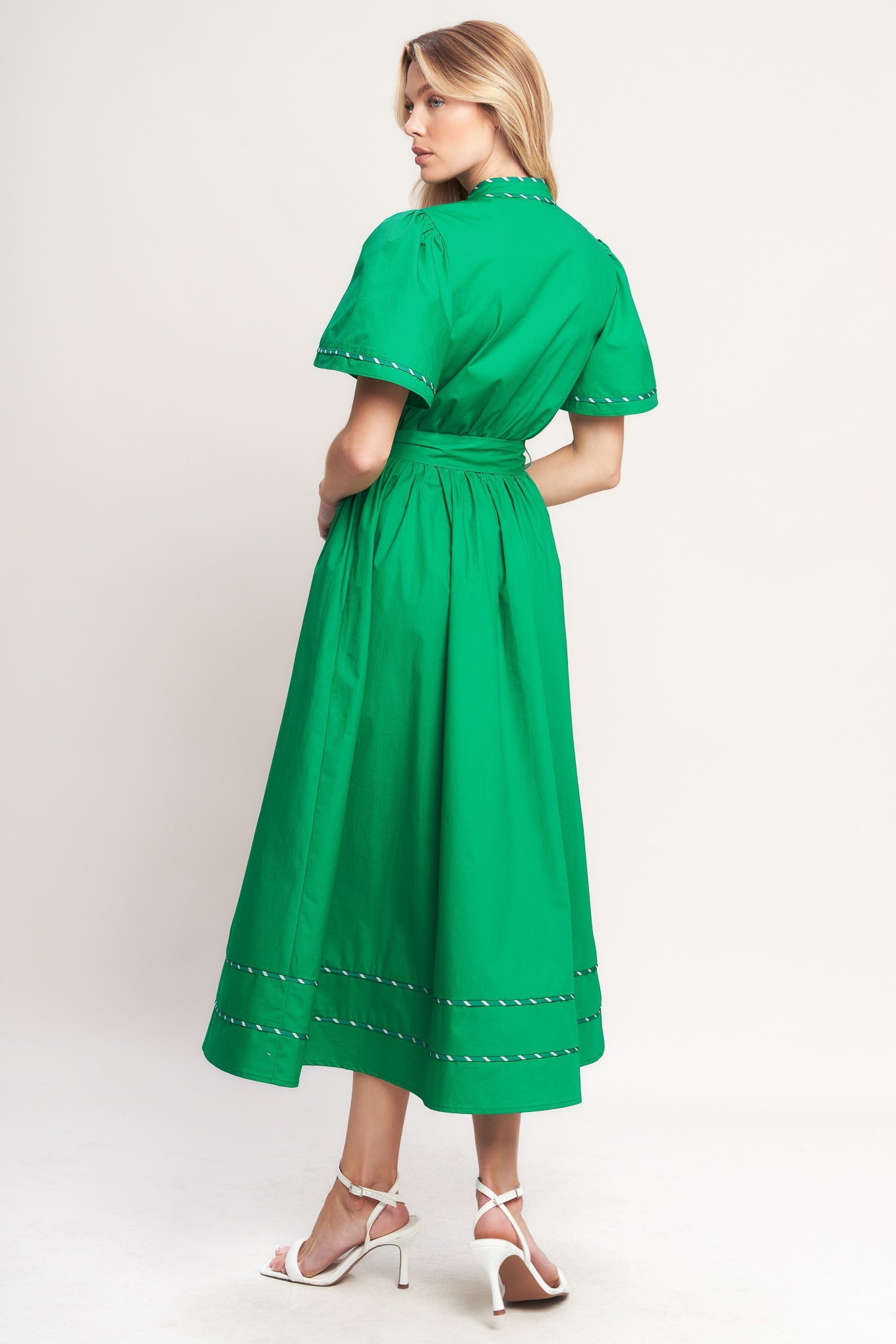 Flying Tomato - Resort Escape Woven Midi Dress
