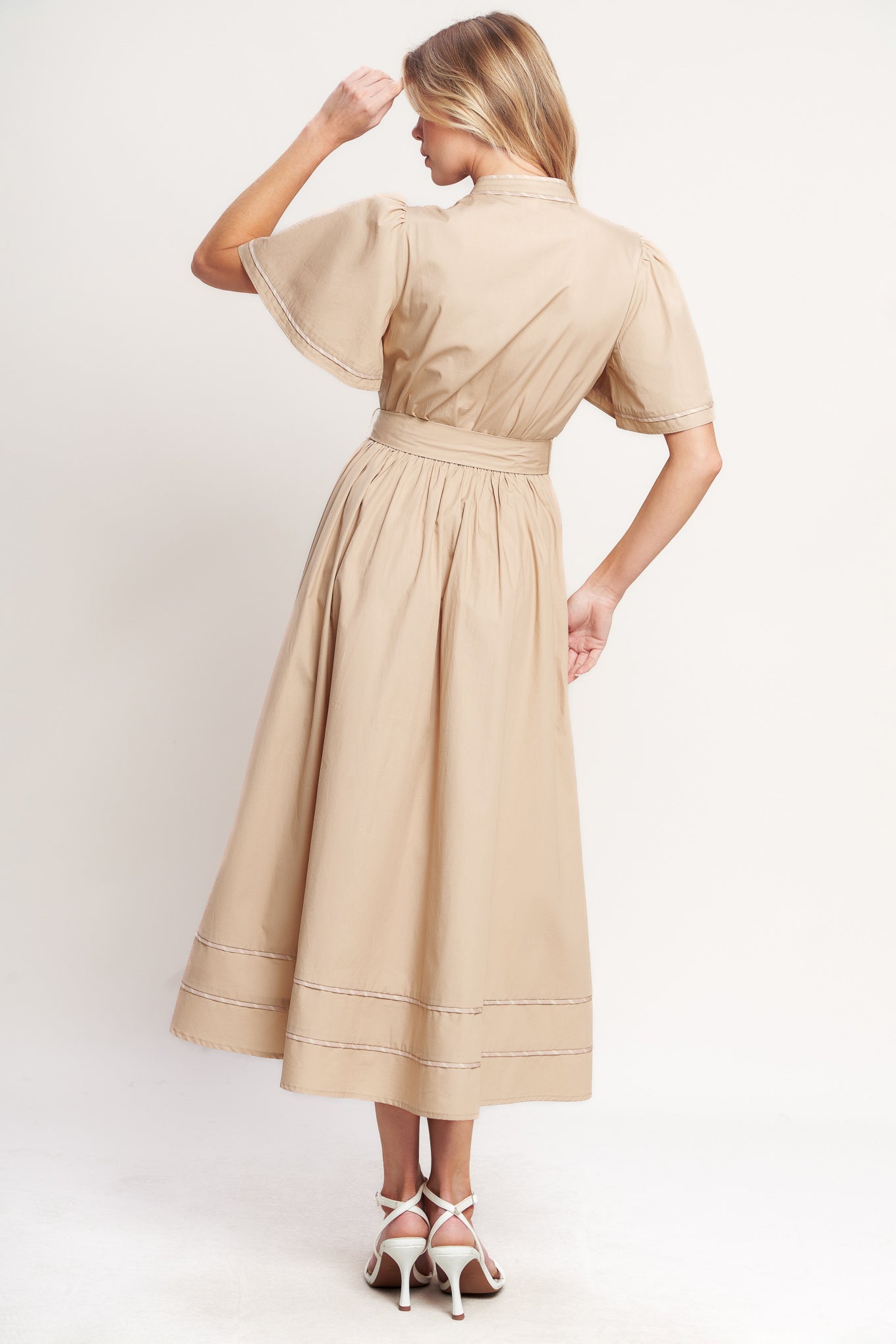 Flying Tomato - Resort Escape Woven Midi Dress