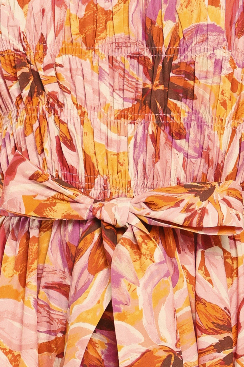 Flying Tomato - Apricot Blossom Woven Midi Dress