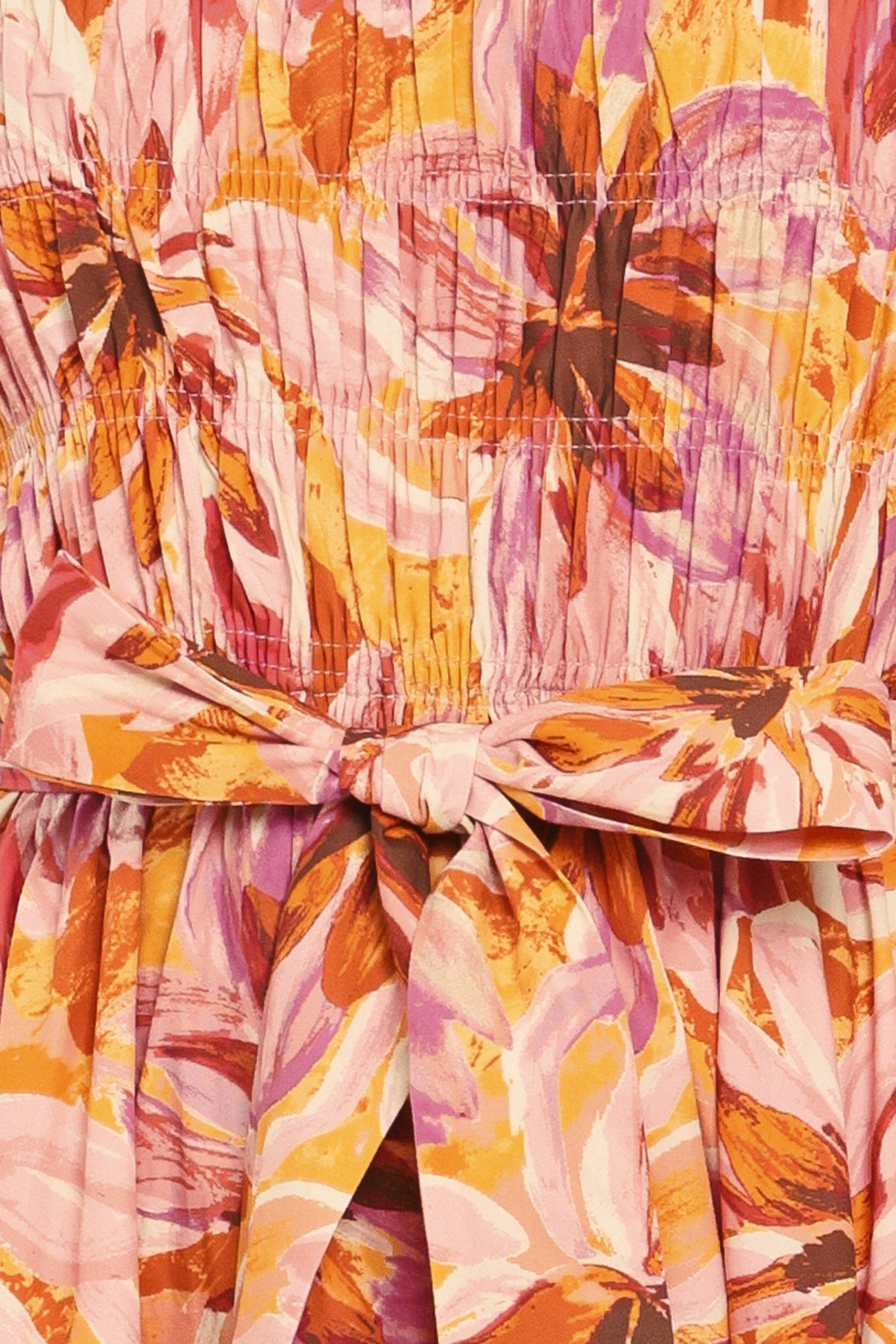 Flying Tomato - Apricot Blossom Woven Midi Dress