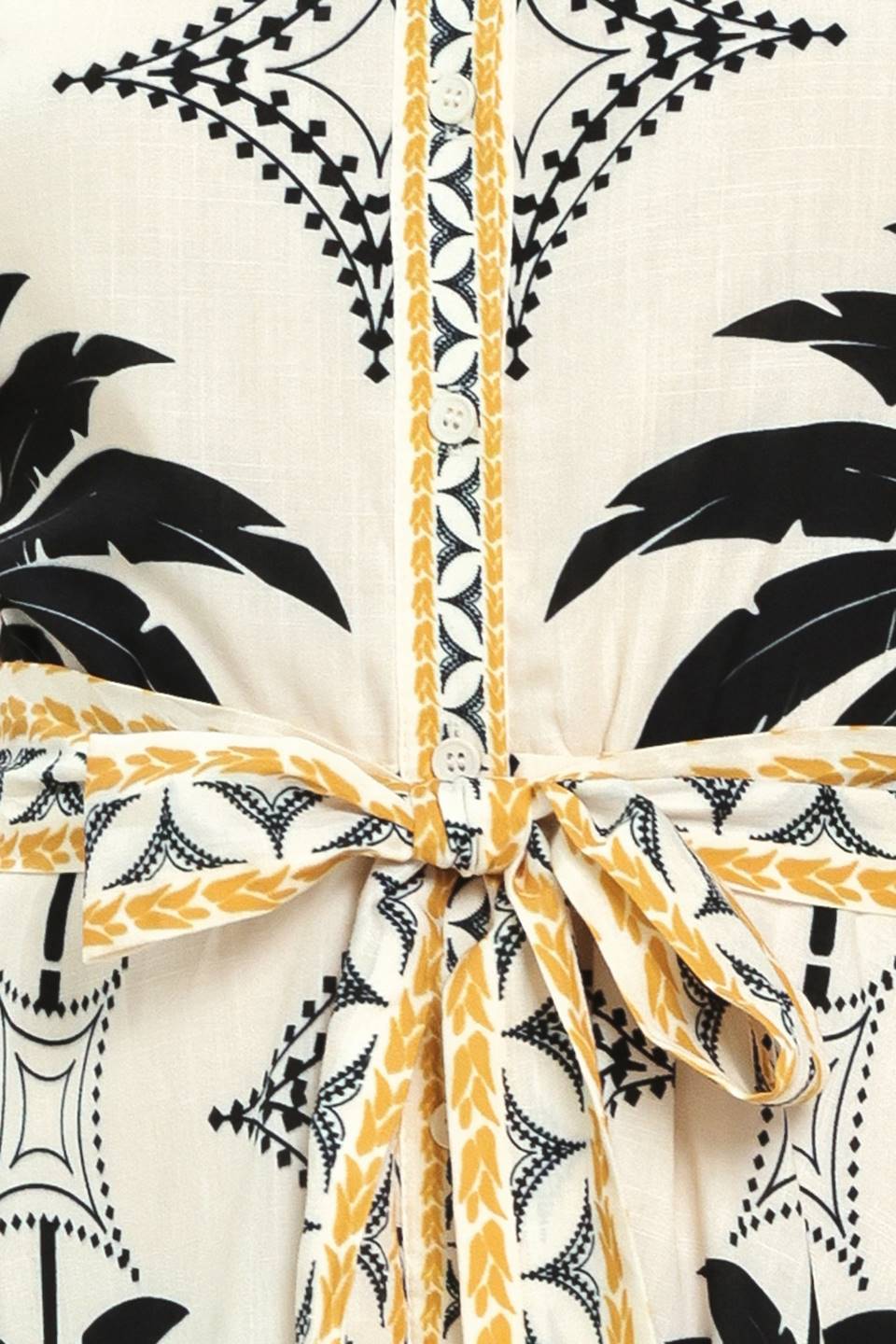 Flying Tomato - Monaco Moonlight Woven Shirt Midi Dress