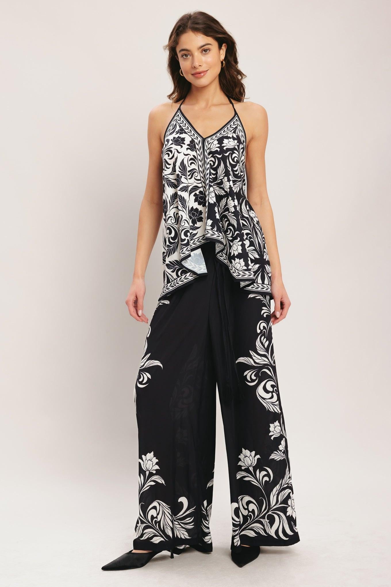 Flying Tomato - Black Riviera Woven Pants