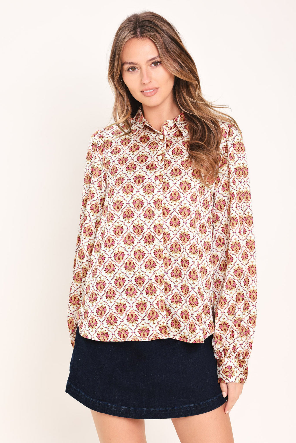Flying Tomato Moroccan Muse Woven Top