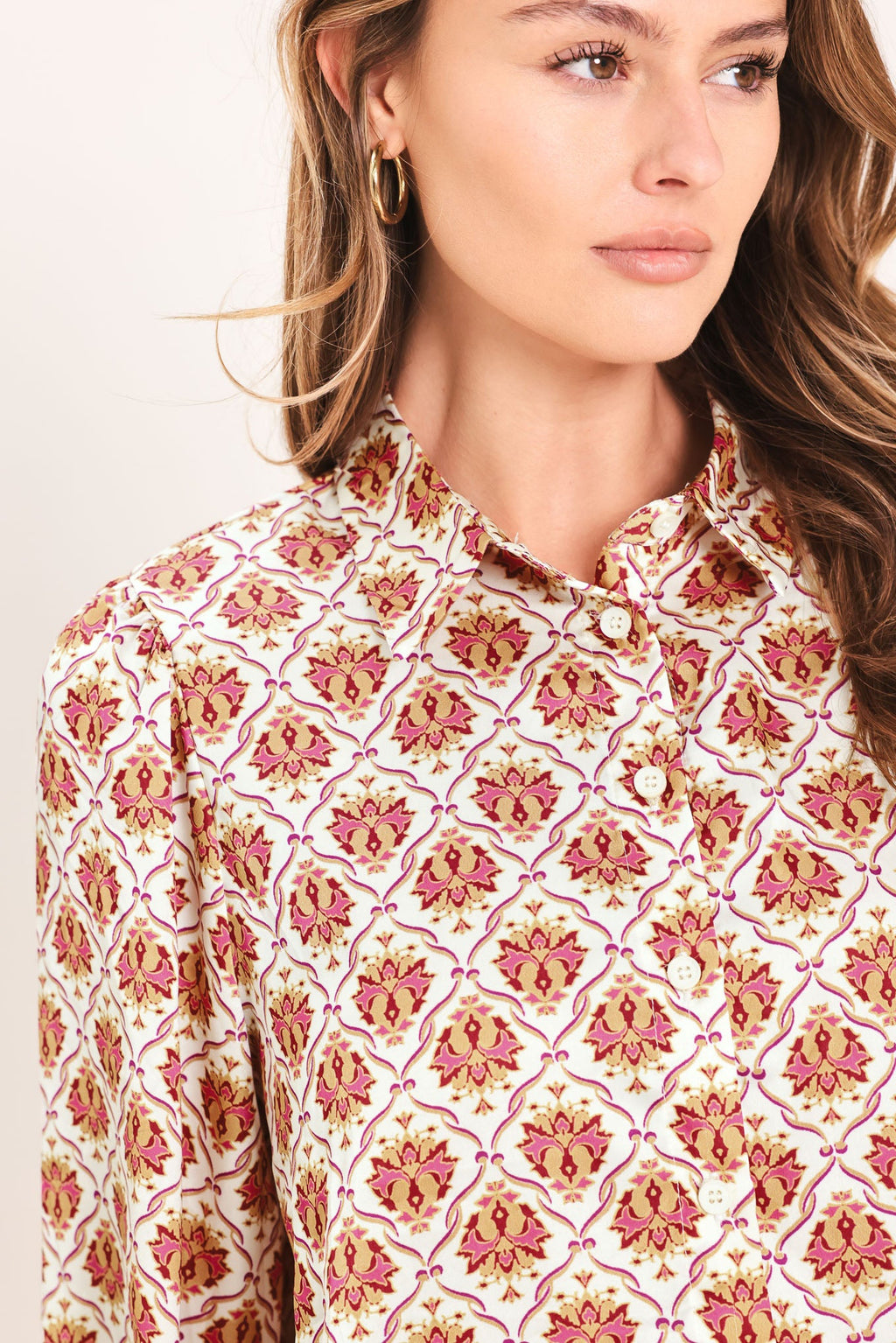 Flying Tomato Moroccan Muse Woven Top