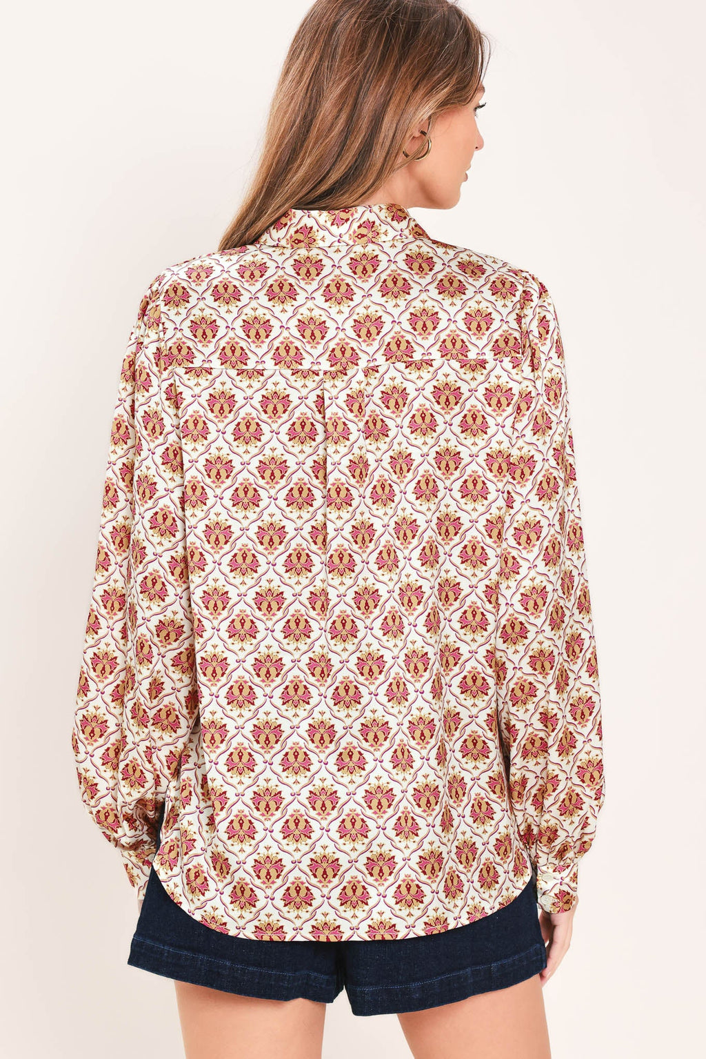 Flying Tomato Moroccan Muse Woven Top