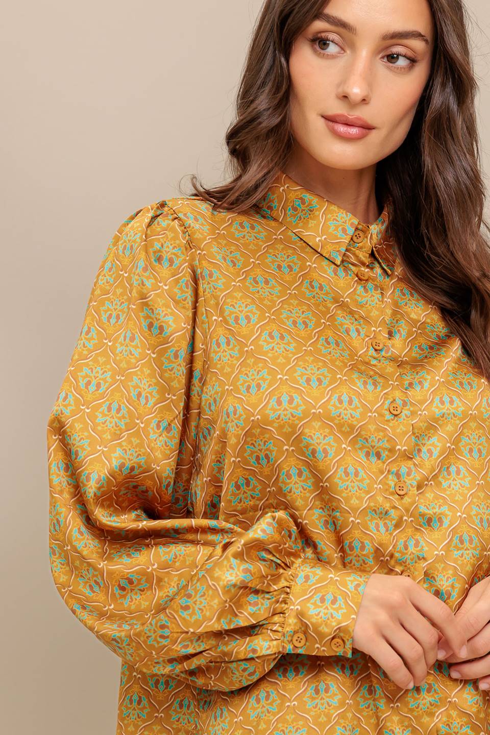 Flying Tomato Moroccan Muse Woven Top