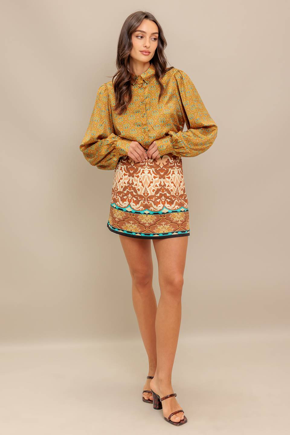 Flying Tomato Moroccan Muse Woven Top