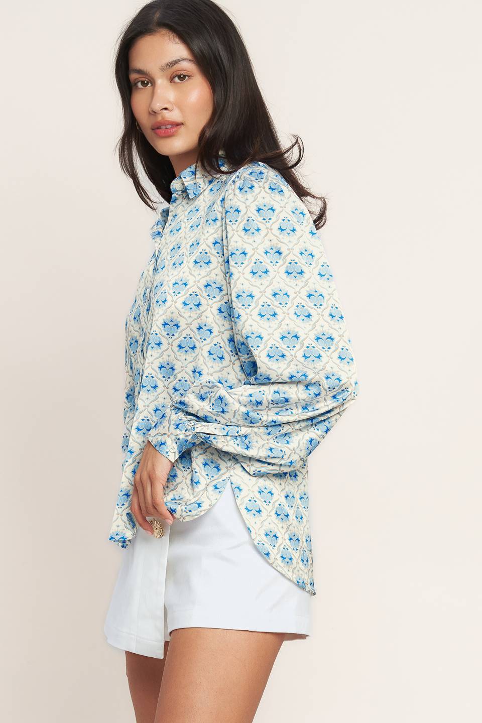 Flying Tomato Moroccan Muse Woven Top
