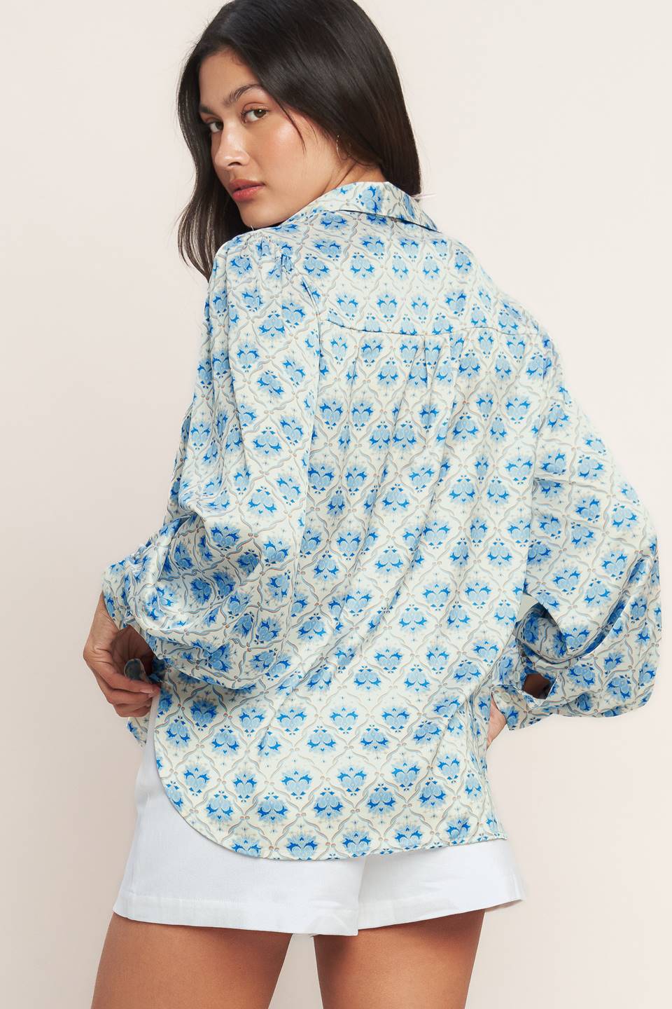 Flying Tomato Moroccan Muse Woven Top