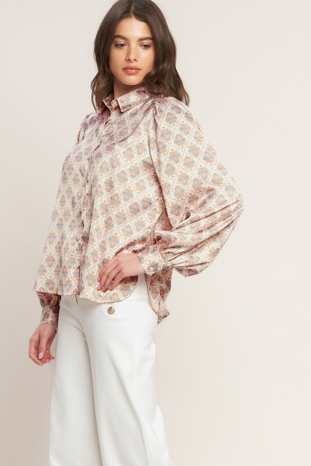 Flying Tomato Moroccan Muse Woven Top