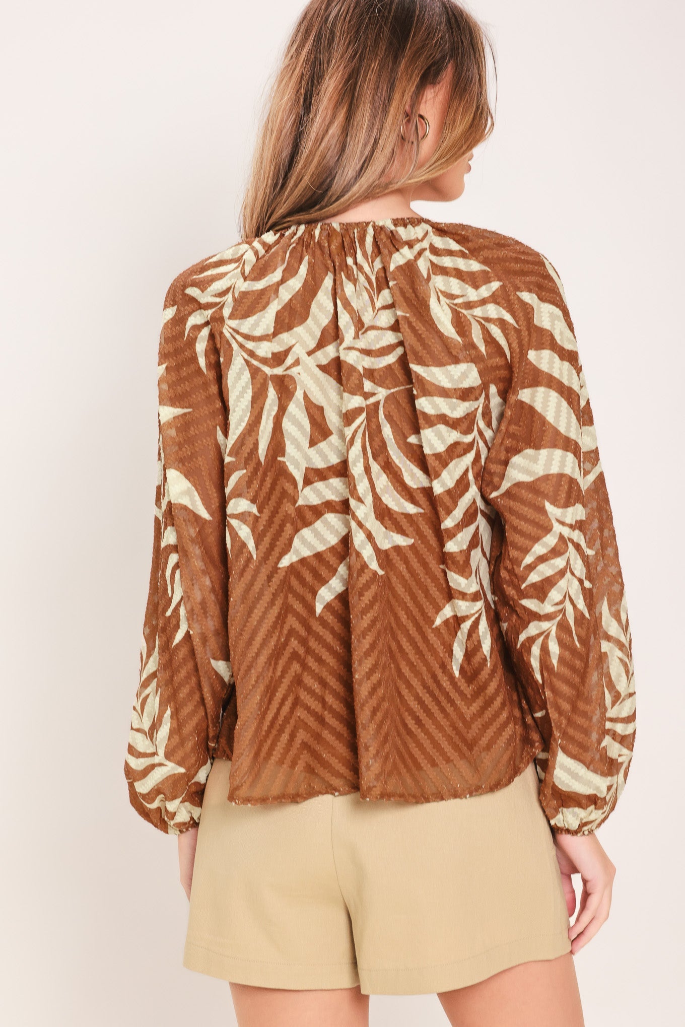 Flying Tomato Warm Breeze Woven Top