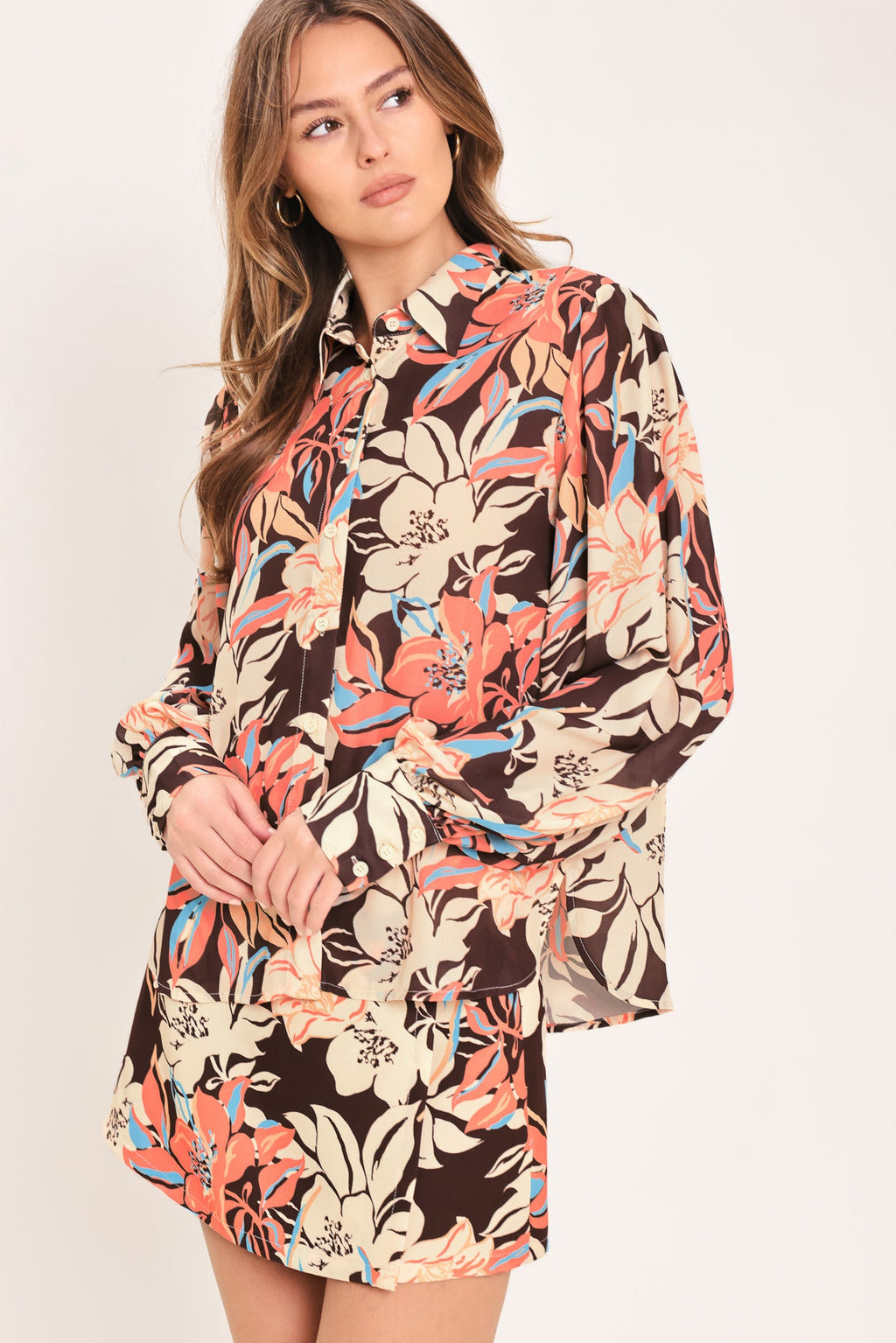 Flying Tomato Vacation Muse Woven Top