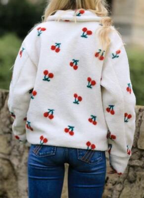 Miss Sparkling Sherpa Cherries Jacket
