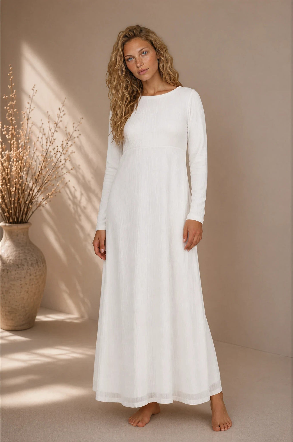 Claire LDS Temple Dress