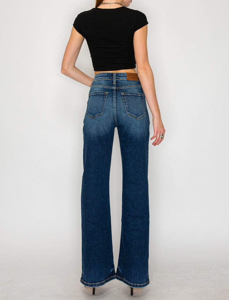 High Rise Holly Flare Jeans – Tummy Control Fit