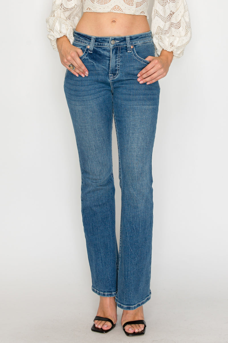 Artemis Vintage | TUMMY CONTROL HIGH RISE SLIM FLARE JEANS  *Signature*