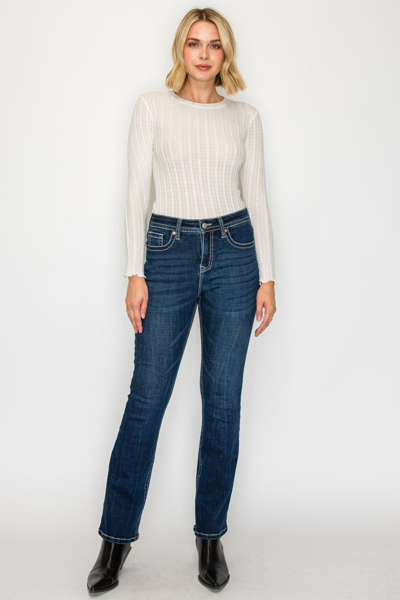 Artemis Vintage | TUMMY CONTROL HIGH RISE SLIM FLARE JEANS  *Signature*