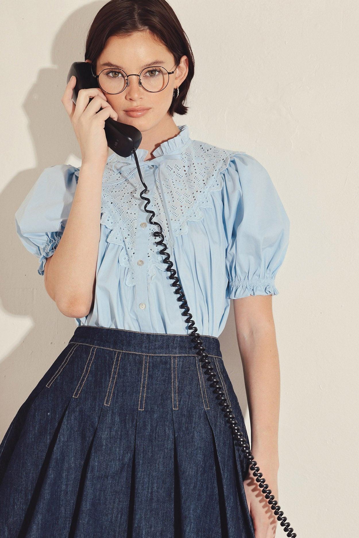 Flying Tomato - Sweet Note Moment Woven Top