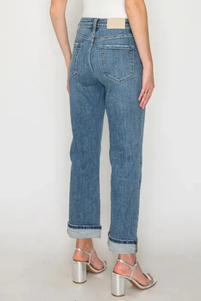 Sabine Tummy Control High Rise Slim Straight Jeans