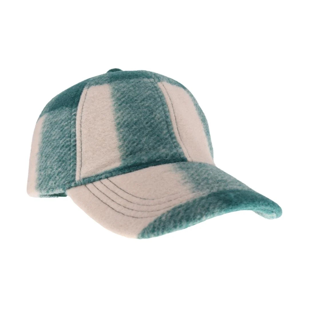 Plaid C.C Sherpa Ball Cap