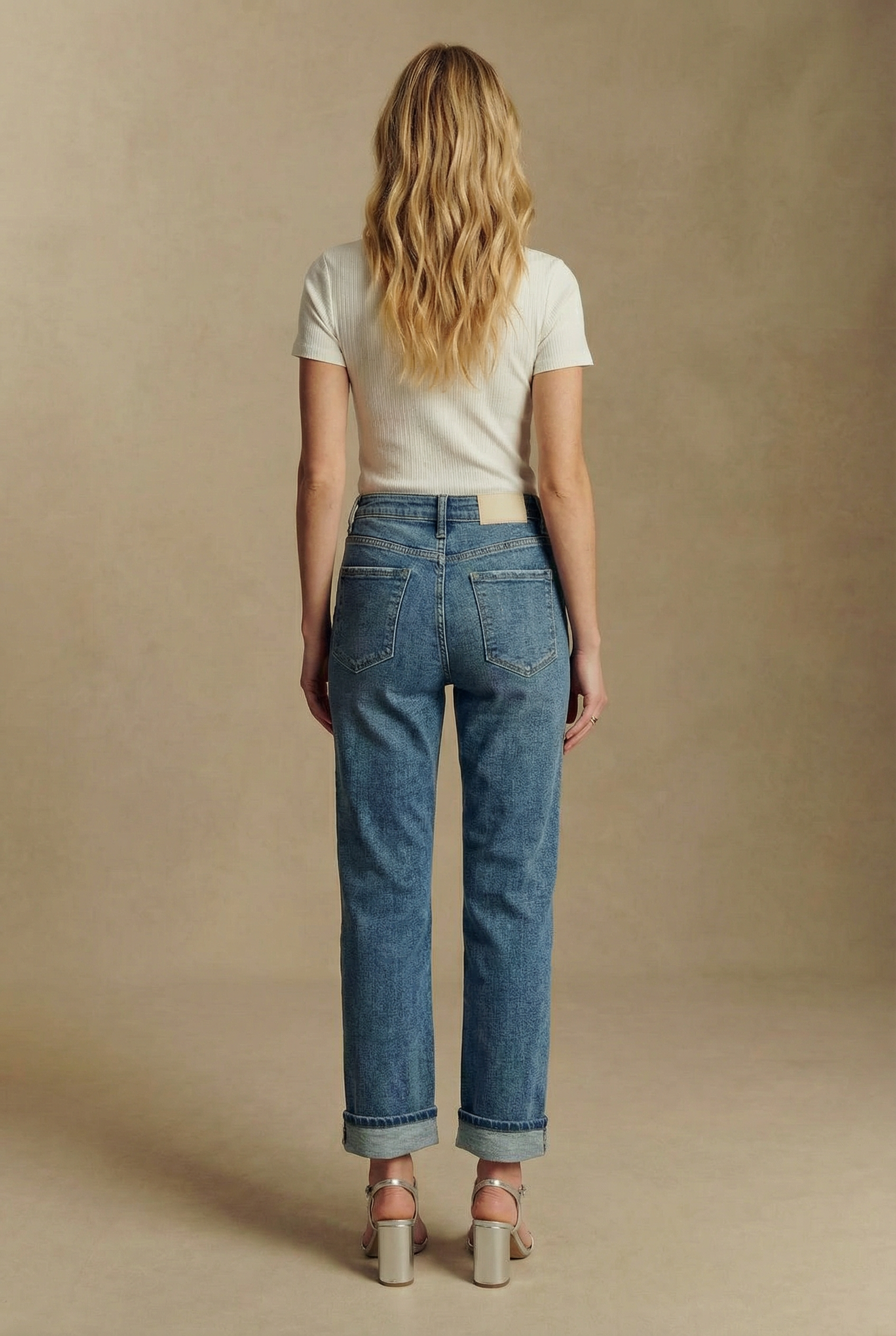 Sabine Tummy Control High Rise Slim Straight Jeans